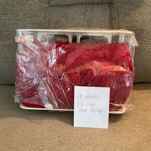 Red Fringe Trim
